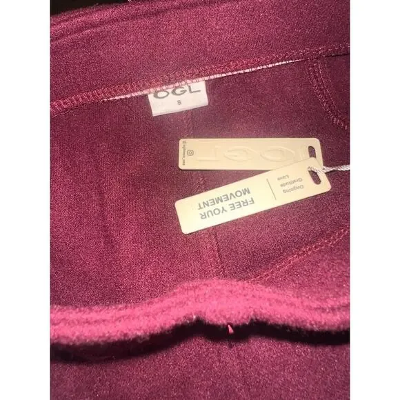 OGL high waisted Womens Skirt Size S Plum Berry NWT - Picture 2 of 2